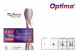 Optima Etichete color autoadezive 4/A4, 105 x 148 mm, 100 coli/top, Optima - galben (OP-404105148-YE) - officegarage