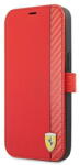 Ferrari Husa Ferrari FESAXFLBKP13LRE iPhone 13 Pro / 13 6.1" red/red book On Track Carbon Stripe - pcone