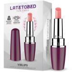 LATETOBED Viblips Lipstick Stimulator Purple Vibrator
