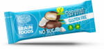  Brain Foods gluténmentes, csokoládéba mártott, kókuszos zabfalatok édesítőszerrel 44 g (2x22 g)