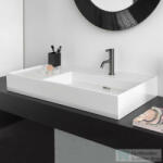 Laufen Kartell By Laufen 90x46 cm-es csiszolt aljú mosdó, bal oldali polccal, 1 csaplyukkal, LCC Active bevonattal, fehér H818339A001111 (H818339A001111)