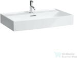 Laufen Kartell By Laufen 80x46 cm-es csiszolt aljú mosdó 1 csaplyukkal, Matt fehér H8163367571041 (H8163367571041)