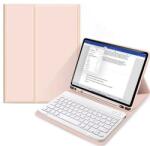 Tech-Protect TP0257 Tech-Protect tolltartós Apple iPad 10.9 (2022) tablet tok, billentyűzettel, rózsaszín (TP0257)