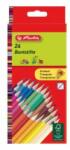 Herlitz Creioane triunghiulare Herlitz 24 de culori
