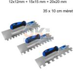 Bautool fogazott glettvas csomag gumírozott soft nyél 12-15-20mm, 3db/1-1 db, 350×100 mm (b38240a3) (b38240a3)