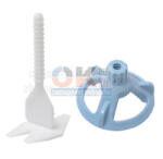 Bautool Csavaros szintező, 500db Fej + 2000db TALP, 1mm fuga, 3-18mm laphoz (b1221010cs23) (b1221010cs23)