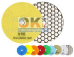 SKT Diamond SKT 425 gyémánt csiszoló tárcsa 10 db / #100, D125mm (skt425100eco) (skt425100eco)