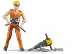 BRUDER - figurina muncitor constructii cu accesorii (BR60020)
