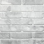 ANRO Wall Flexpanel PVC falpanel - Tégla (rusztikus szürke tégla) Old Brick Grey műanyag falburkoló (TP10014022 - Old Brick Grey)