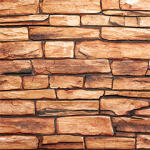 ANRO Wall Flexpanel PVC falpanel - Soroskő (barna kőzet) Karelian (TP10007705 - Slate karelian)