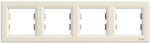 Schneider Electric Asfora - EPH5800423 - Négyes keret, vízszintes, bézs (EPH5800423)