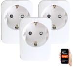 Immax 07761C - 3 db-os szett: NEO LITE okos konnektor, 3680 W / 230 V / 16 A, Wi-Fi, Tuya, SCHUKO 07761C (IM1120)