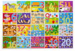 EDC Puzzle de podea cu numere (20 piese) (EDC-138882) Puzzle