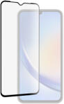 UIQ Folie de protectie din sticla compatibila cu Samsung Galaxy A24, grad de protectie 9H, cu margine neagra