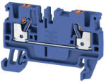  Weidmüller 2508000000 A2C 2.5 DBL Átvezető sorkapocs, PUSH IN, 2.5 mm2; , 800 V, 24 A, Sötétkék (2508000000)