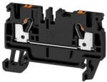  Weidmüller 1521980000 A2C 2.5 BK Átvezető sorkapocs, PUSH IN, 2.5 mm2; , 800 V, 24 A, Fekete (1521980000)