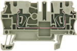  Weidmüller 1608510000 ZDU 2.5 Átvezető sorkapocs, Húzórugós csatlakozás, 2.5 mm2; , 800 V, 24 A, Sötétbézs ( WEIDMÜLLER 1608510000 ) (1608510000)