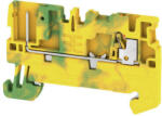  Weidmüller 2482220000 APGTB 1.5 PE 2C/1 Földelő sorkapcsok, PUSH IN, 1.5 mm2; , 500 V, zöld / sárga (2482220000)