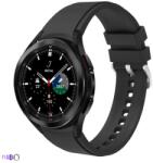Samsung Galaxy Watch 4/5/5 Pro Prémium szilikon szíj Samsung Galaxy Watch 4/5/5 Pro okosórához, Szín Fekete