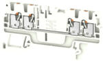  Weidmüller 2534440000 A4C 1.5 WT Átvezető sorkapocs, PUSH IN, 1.5 mm2; , 500 V, 17.5 A, Fehér (2534440000)