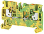  Weidmüller 1521680000 A2C 2.5 PE Földelő sorkapcsok, PUSH IN, 2.5 mm2; , zöld / sárga (1521680000)