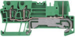  Weidmüller 1815100000 ZTPE 2.5/3AN/1 Z-sorozat, Földelő sorkapcsok, Névleges keresztmetszet: 2.5 mm2; , Húzórugós csatlakozás, zöld / sárga ( WEIDMÜLLER 1815100000 ) (1815100000)