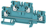 Weidmüller 1547620000 A2T 2.5 BL Átvezető sorkapocs, PUSH IN, 2.5 mm2; , 800 V, 24 A, Kék (1547620000)