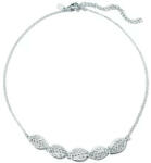 Victoria ékszer Victoria nyaklánc ezüst színű levél mintás, rozsdamentes acél, 45 cm