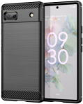 Hurtel Husa Carbon Case Flexible cover for Google Pixel 6a black - vexio