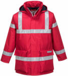 Portwest S785 Bizflame antisztatikus lángálló esőkabát piros színben (S785RERM)