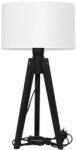 Helam Asztali lámpa ALBA 1xE27/60W/230V fehér/fenyő HE1433 (HE1433)
