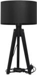 Helam Asztali lámpa ALBA 1xE27/60W/230V fekete/tölgy HE1432 (HE1432)