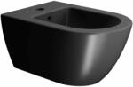 Sapho GSI PURA fali bidé, 55x36cm, matt fekete (8865126) (8865126)