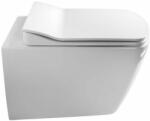 SAPHO GLANC WC-ülőke, Slim soft close, duroplast, fehér (GC5030) (GC5030)