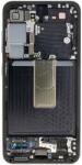 Samsung S911 Galaxy S23 Előlap Keret+LCD Kijelző+Érintőpanel, Fekete, Phantom Black (GH82-30480A, GH82-30481A) Gyári, Service Pack