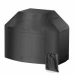 Toboli BBQ grill bútorhuzat időjárásálló grilltakaró fekete 152x71x112 cm 63486