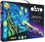 OKTO Set pictura 3D cu argila usoara, 30*40cm - Starry Night (OK10005)