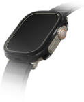 Apple Watch Ultra (49 mm), Fém védőkeret, alumínium, szíj nélkül, Uniq Valencia, fekete - tok-shop