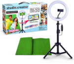 Canal Toys INF-001-3L Studio Creator Video Marker Kit 3 az 1-ben videókészítő készelt (greenbox, lámpa, állvány) (Canal_INF_001_3L)