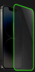 Picasee Sticla întărită de protecție cu ramă care strălucește în întuneric Apple iPhone XS Max - Verde