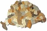 Egyéb kiadó Nagy-Magyarország 3D fa puzzle falitérkép 70x42 cm (5999570430056)
