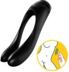 Orion Candy Cane - Vibrator pentru deget, negru Vibrator