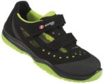Sixton Peak MENEITO S1P ESD munkavédelmi szandál zöld talp 35-48-ig (91355)