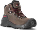 Sixton Peak CORVARA BROWN S3 Bőr munkavédelmi bakancs fekete reflex 36-48-ig (81087)