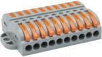 Tracon Csavar nélküli vezetékösszekötő, toldó, nyitható 0, 5-4mm2, 32A, 400VAC 10P (OVOFT1010)
