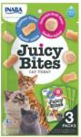 Inaba Foods Juicy Bites Recompense umede pentru pisci, cu bulion si calamar 33, 9 g (3x11, 3 g)