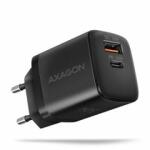 AXAGON PD & QC USB-A, USB-C hálózati töltő 30W fekete (ACU-PQ30)