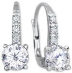 Soliter Brilio Silver Csillogó fülbevaló kristályokkal 436 001 00480 04