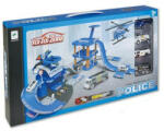 Magic Toys Rendőrségi kék parkolóház autókkal és helikopter leszállóval MKL414680