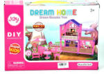Magic Toys Dream Home pink építhető babaház kiegészítőkkel MKL560768